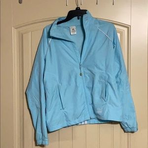 blue adidas windbreaker